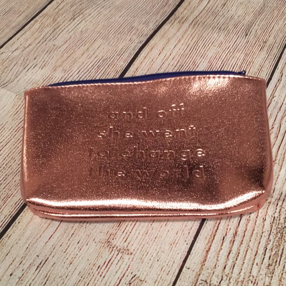 Ipsy Mini Make-Up Bag in Rose Gold - Picture 1 of 3